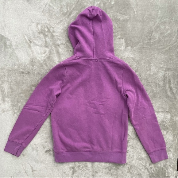 Gap Kids Purple Logo Hoodie Sweatshirt Pockets XL - Picture 3 of 7